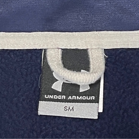 West Virginia Mountaineers Under Armour Quarter Zip Fleece-Lined Jacket - Picture 6 of 10